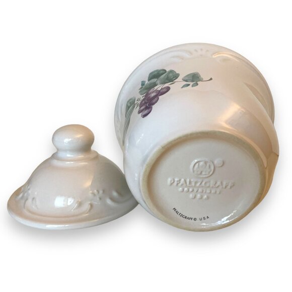 Pfaltzgraff Grapevine Sugar Bowl with Lid (used) - Picture 5 of 5